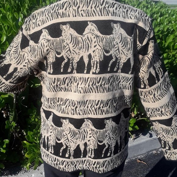 PAPAYA MOON ZIBRA PRINT JACKET - Picture 3 of 8